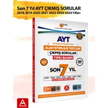 A Yayınları Son 7 Yıl AYT Çıkmış SORULAR - 2024 - 2023 - 2022 - 2021 - 2020 - 2019 - 2018 Yılları