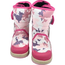 Sia Çanta Boot's Çırtlı & Ortapedik  & Anatomik Sağlam Kaymaz Tabanlı Uzun Konçlu Içi Kürklü Nefes Alan Çocuk Snow Boot