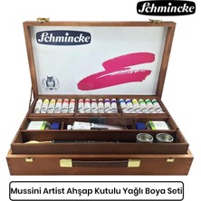 Schmincke Mussini Artist Ahşap Kutulu Yağlı Boya Seti 70 430