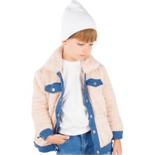Erkek Çocuk Peluş Mont Kot Pantolon Tarz Takım