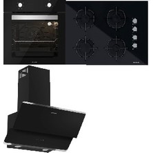 Sılverlıne Oslo 60 - CS5665B01 - BO6501B01 Siyah Ankastre