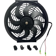 12V FAN MOTORU ÜFLEYİCİ AKSİYEL 11 " (HELİS) (DIŞ ÇAP 320 MM)