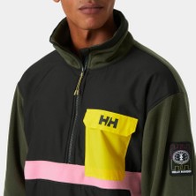 Helly Hansen Play 1/2 Zıp Polar HHA.54086 Unisex Yeşil - Pembe Polar (Baştan Geçme)