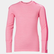 Helly Hansen Jr Lıfa Merıno Mıdweıght Set HHA.49403 Çocuk Pembe Alt+Üst Takım