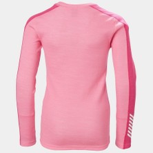 Helly Hansen Jr Lıfa Merıno Mıdweıght Set HHA.49403 Çocuk Pembe Alt+Üst Takım