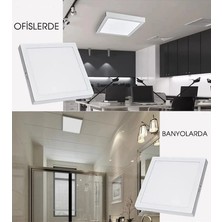 Cata CT-5234 18W S.ü LED Armatür Kare (Beyaz) Cata