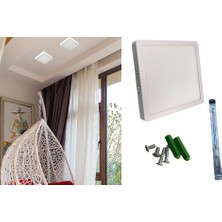 Cata CT-5234 18W S.ü LED Armatür Kare (Beyaz) Cata
