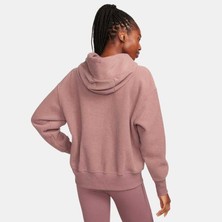 Nike Phoenix Plush Os Womens Brown Hoodie Kadın Kahverengi Polar Sweatshirt FN3625