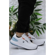 Lumberjack Murry Beyaz Mavi Rahat Erkek Spor Ayakkabı