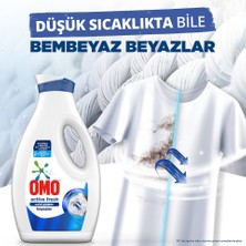 Omo Sıvı Çamaşır Deterjanı Active Fresh Cold Power Beyazlar 1690 ml x 6