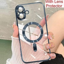 Dexmon iPhone 16 Plus Kılıf Kamera Lens ve Hoparlör Toz Korumalı Magsafe Şarj Özellikli Esnek Silikon