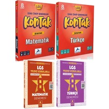 Yıldız Sorular Yayınları 2024 Paraf LGS Türkçe ve Matematik Kontak Deneme ve Yıldız Sorular LGS Tükçe ve Matematik Deneme