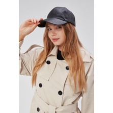 Derikem %100 Orjinal Deri Kışlık Unisex Beyzbol Şapka