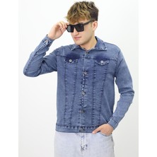 Erkek Çocuk Kot Denim Likralı  4-17 Yaş Kot Ceket