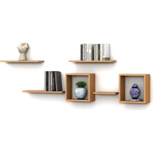 Rafkestir Passo Duvar Raf Set Bambu ( Mat )