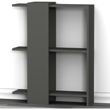 Rafkestir Caddy  Duvar  Raf Seti Antrasit ( Mat )