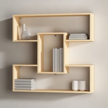 Rafkestir Aline Duvar Raf Seti Akçaağaç ( Mat )