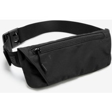 Nidage Bel Çantası Koşu Yürüyüş Bel Çantası Siyah