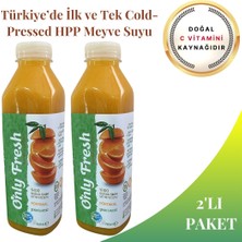 Only Fresh Portakal Suyu %100 Saf Soğuk Sıkım 750ml x 2 Adet