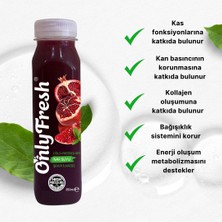 Only Fresh Nar Suyu %100 Saf Soğuk Sıkım 750ml x 2 Adet