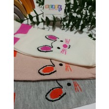 Bebek Meselesi 3 Çift Sevimli Renkli Desenli Kadın Patik Çorap