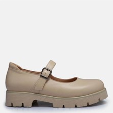 Trisiss Kadın Loafer Ayakkabı Bej 01-6024