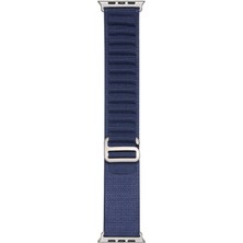Mobify Apple Watch 40MM Metal Tokalı Örgü Yapılı Hasır Naylon Kordon KRDBAND74