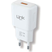 Linktech T440 Auto-Id 2.1A Şarj Aleti ve Micro USB Kablo Set
