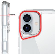 Pilanix Apple Iphone 16 Kılıf Silikon Kenarlı Arkası Sert Ultra Korumalı T-Max Kapak