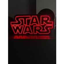 Devotech Star Wars LED Işıklı Masa Lambası Kırmızı Renk