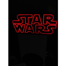 Devotech Star Wars LED Işıklı Masa Lambası Kırmızı Renk
