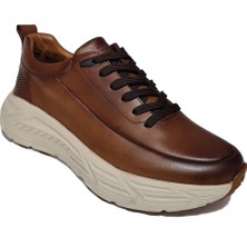 Scootland Bağlı Arka Kısım Lazer Baskılı Hakiki Derikalın Taban Erkek Casual Ayakkabı 20378