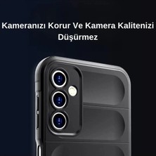 Novatis Samsug Galaxy A25 Uyumlu 3D Kamera Korumalı Mat Leke Yapmaz Elden Kaymaz Içi Kadife Silikon Kılıf