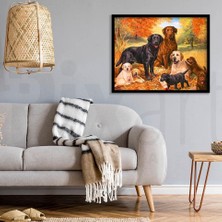 Pix Art Sanat Köpek 30 x 40 cm Elmas Mozaik Tablo