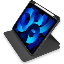 Peeq iPad 10.2 Inç (8.nesil) Uyumlu 360° Dönebilen Standlı Kalemlikli Kılıf