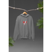 Filistin Tasarımı Baskılı Yüksek Kalite Kapüşonlu Kanguru Cepli Unisex Oversize Sweatshirt