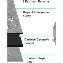 13-14-15.6-16.1-16.9 Inç Uyumlu Şarj Saklama Çantalı Macbook Kılıf Notebook Laptop Çantası