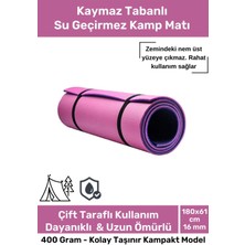 Premium Su Geçirmez Konforlu Taşıma Askılı Çift Taraflı Zemin Çadır Uyku Kamp Matı Yer Minderi 16 mm