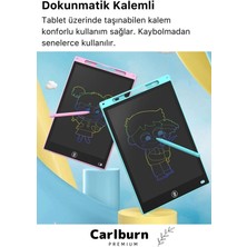 Premium LCD Ekranlı Kalemli Dijital Çizim Tableti Yazı Tahtası Boyama Resim Akıllı Tablet 8,5 Inç