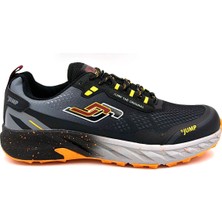 Jump 30519 Phlon Hafif Taban Bağcıklı Erkek Spor Ayakkabı Siyah Sarı