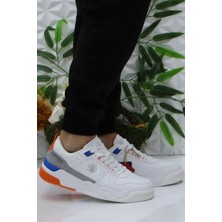 Lumberjack Bavıara Beyaz Turuncu Rahat Sneaker Erkek Ayakkabı