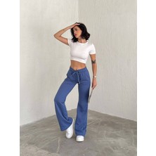 Noa Noa Ispanyol Paça Şardonsuz 3 Iplik Eşofman Altı