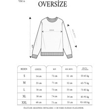 Üç Iplik Kapşonlu Baskılı Sweatshirt - Siyah