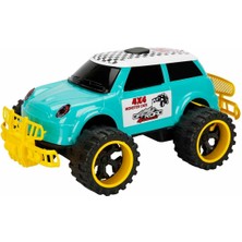 Çalkan Plastik Mini Monster Arazi Arabası - Su Yeşili Off Road