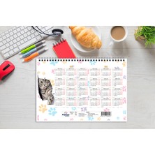 Express Planner 2024 -2025Takvim A4 Ebat 53 Haftalık Planlayıcı Cats