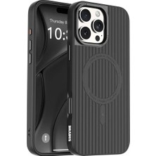 Mew Case iPhone 16 Pro Uyumlu Rio Kılıf Magsafe Wireless Şarj Destekli Kamera Korumalı Süet Kaplama