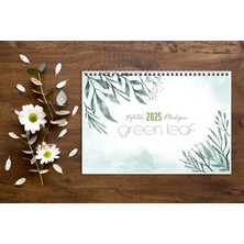 Express Planner 2024-2025 Takvim A4 Ebat 53 Haftalık Planlayıcı Green Leaf