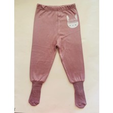 Anka Baby  Organik Kız Bebek Ikili Çoraplı Pantalon