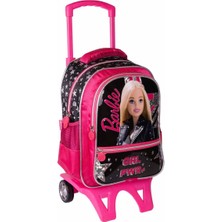 Obm Barbie Girl Power Çekçekli Okul Çantası 2668