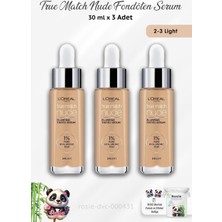 L'Oréal Paris 3 Adet True Match Nude Fondöten Serum 2-3 Light ve Rosıe